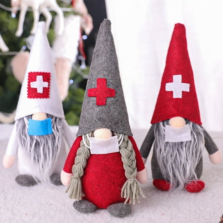 Christmas Faceless Gnome Santa Xmas Tree Hanging Ornament Doll Toy Decor Gift